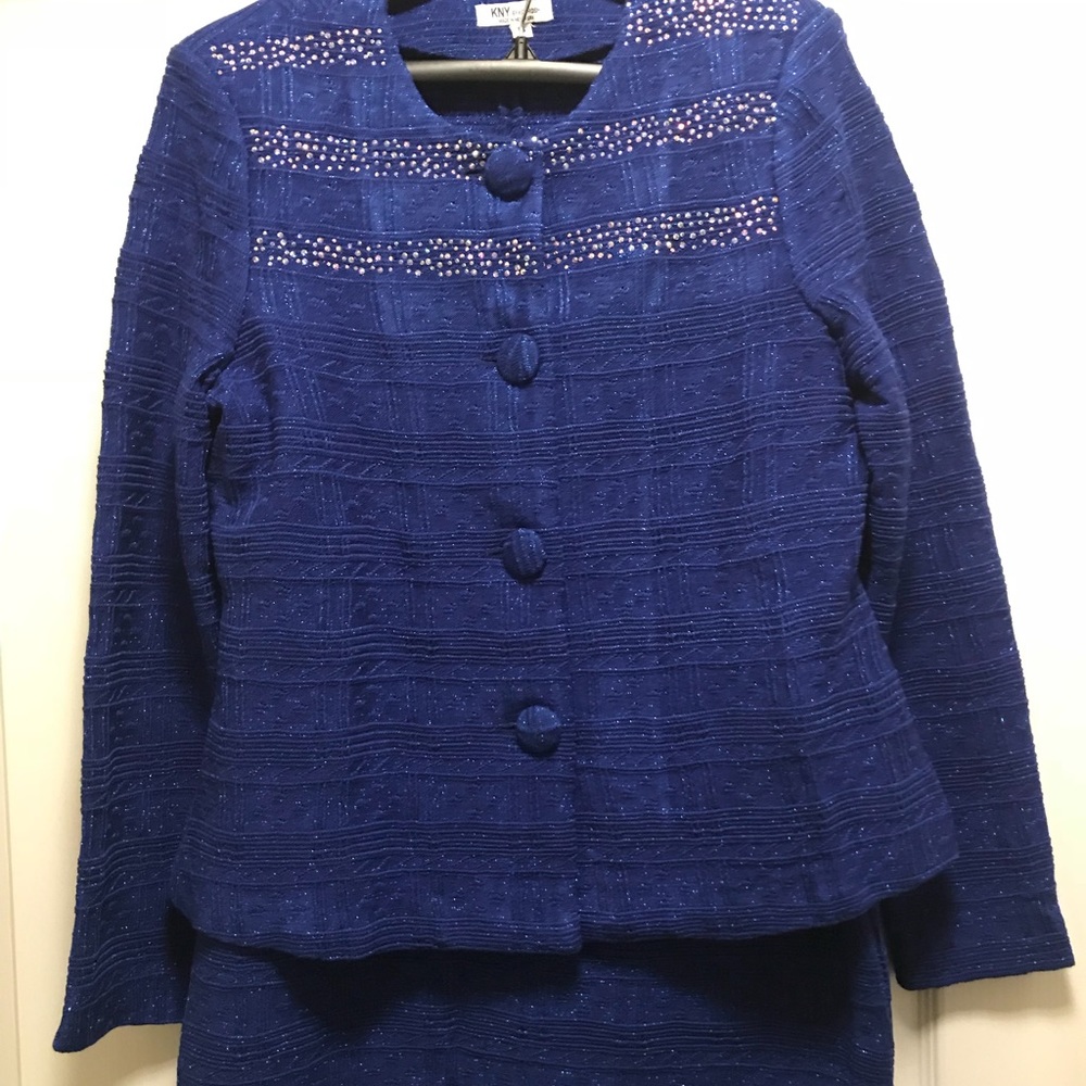 2pc knit suit